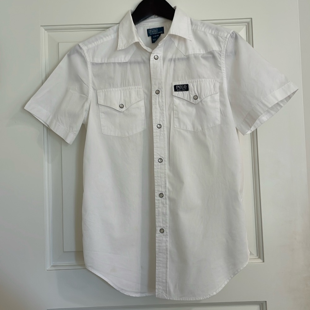 Ralph Lauren, button-down cotton polo shirt